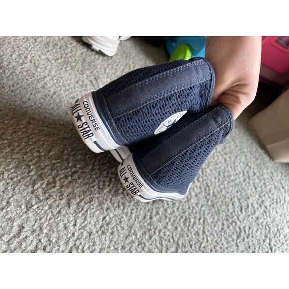 Converse Chuck Taylor All*Star Lux Hidden Wedge Heel Mid Top Blue 6 552696C - Picture 3 of 8